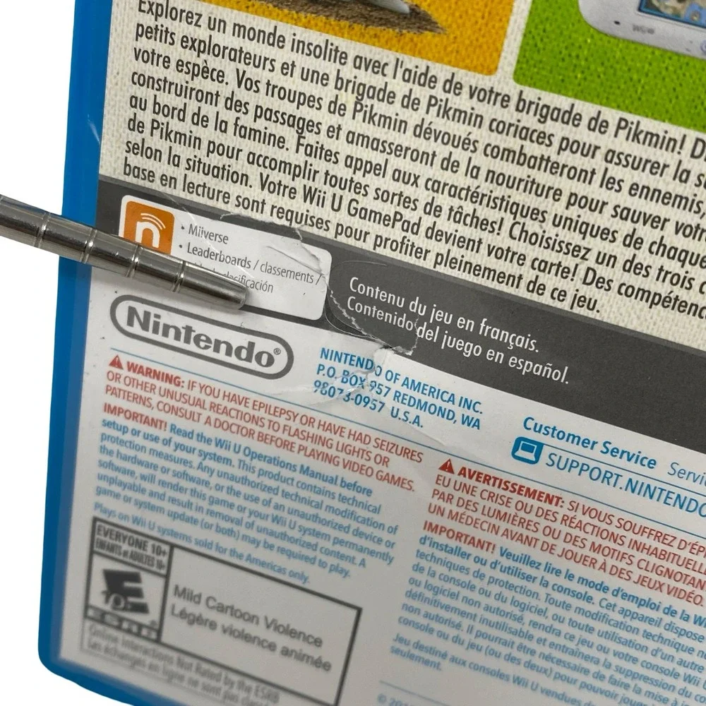 Pikmin 3 Nintendo Wii U Nintendo Selects Strategy Game ESRB E10+ WUP P AC32 USZ